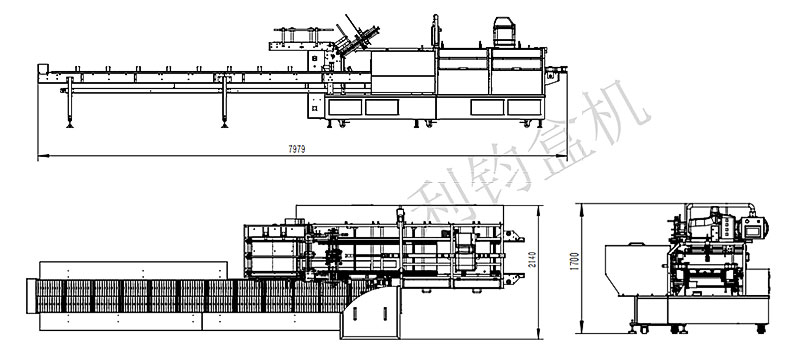 玩具鉆石積木自動(dòng)裝盒機(jī)尺寸圖