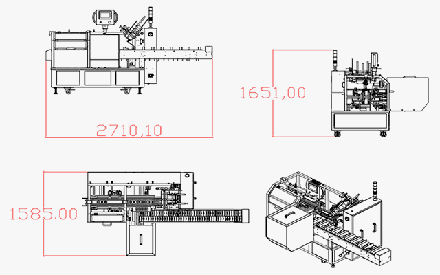 LY200-3自動(dòng)裝盒機(jī)尺寸圖